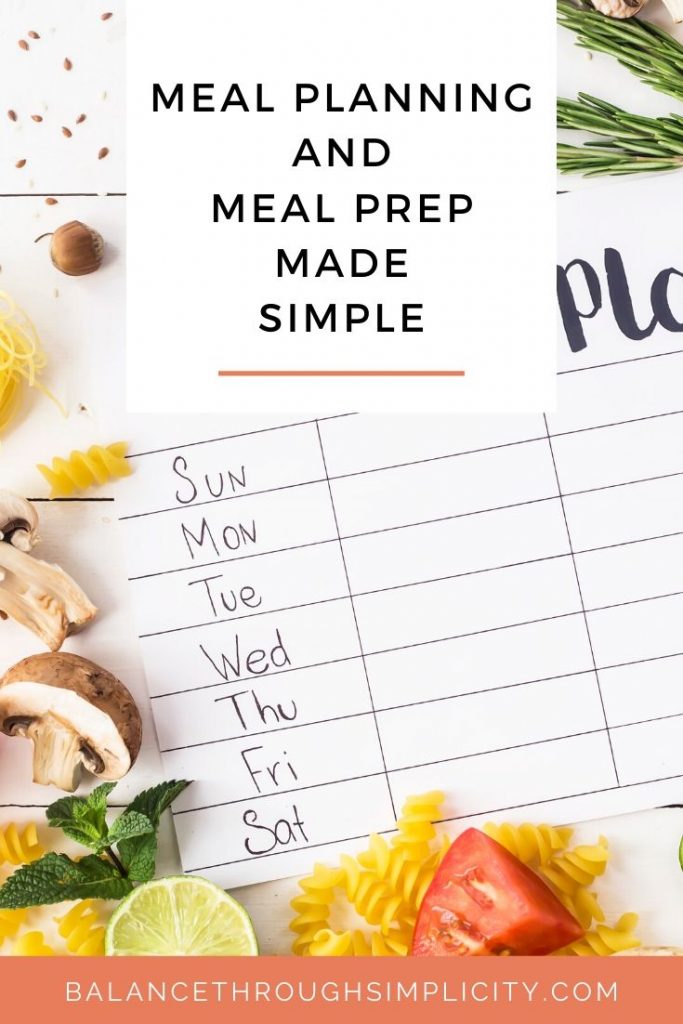 Meal planning made simple