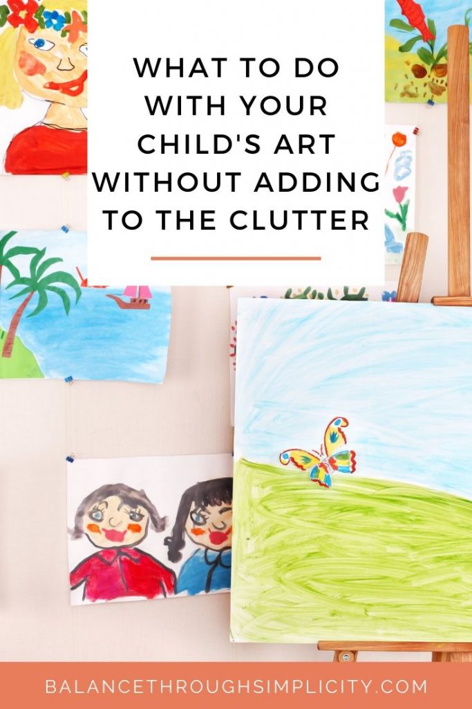 What to do with your child's artwork