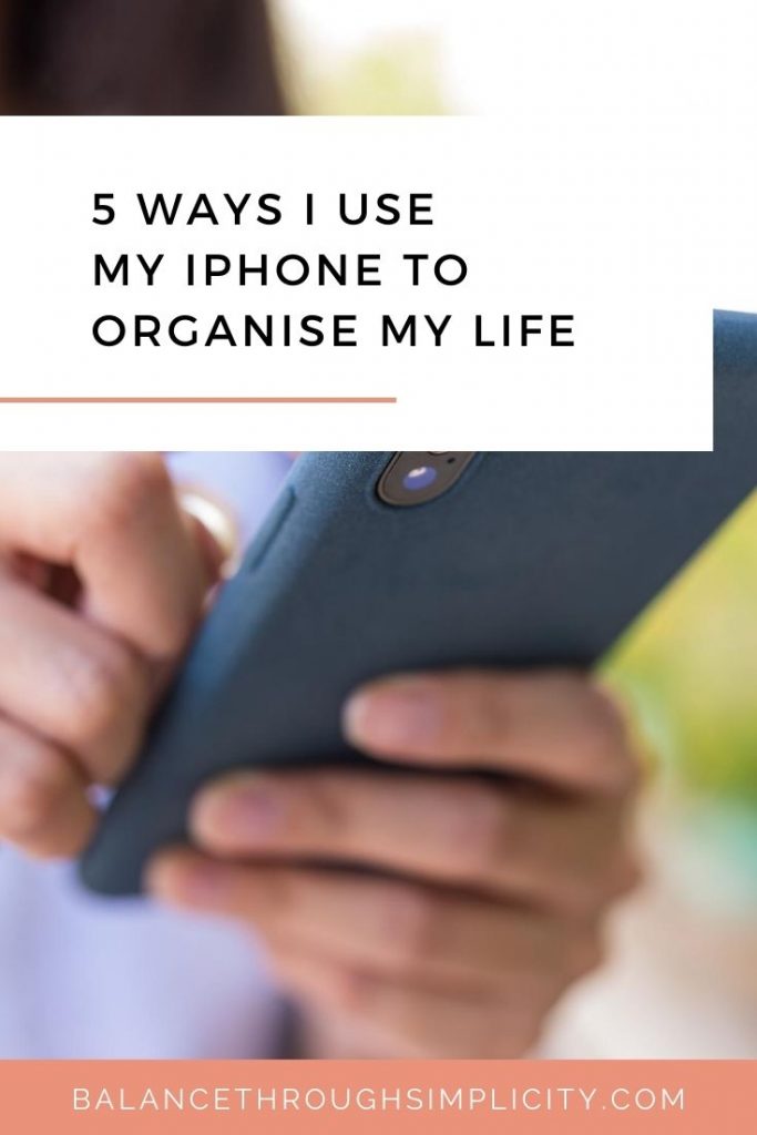 5 ways I use my iphone to organise my life