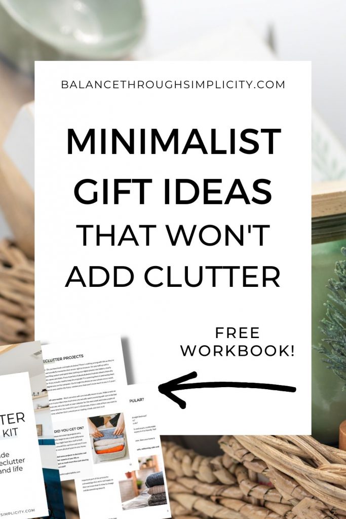 Minimalist Gift Ideas