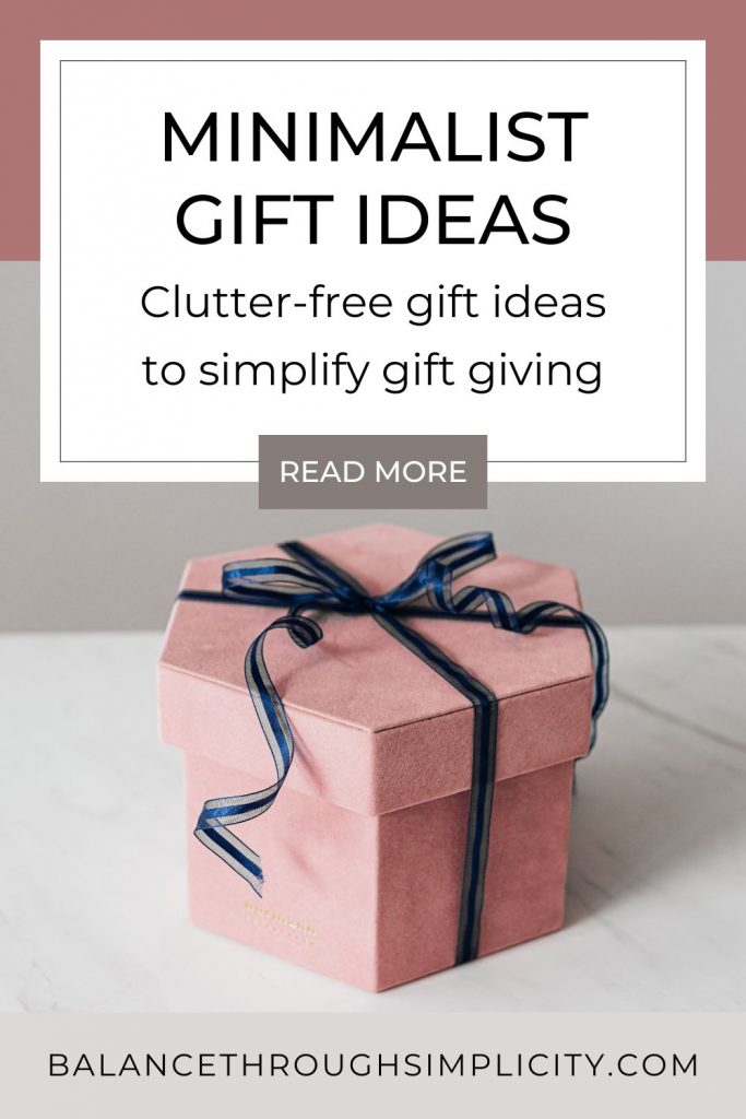 Clutter Free Gift Ideas