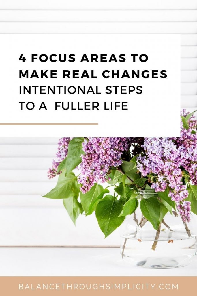 4 focus areas to make real changes