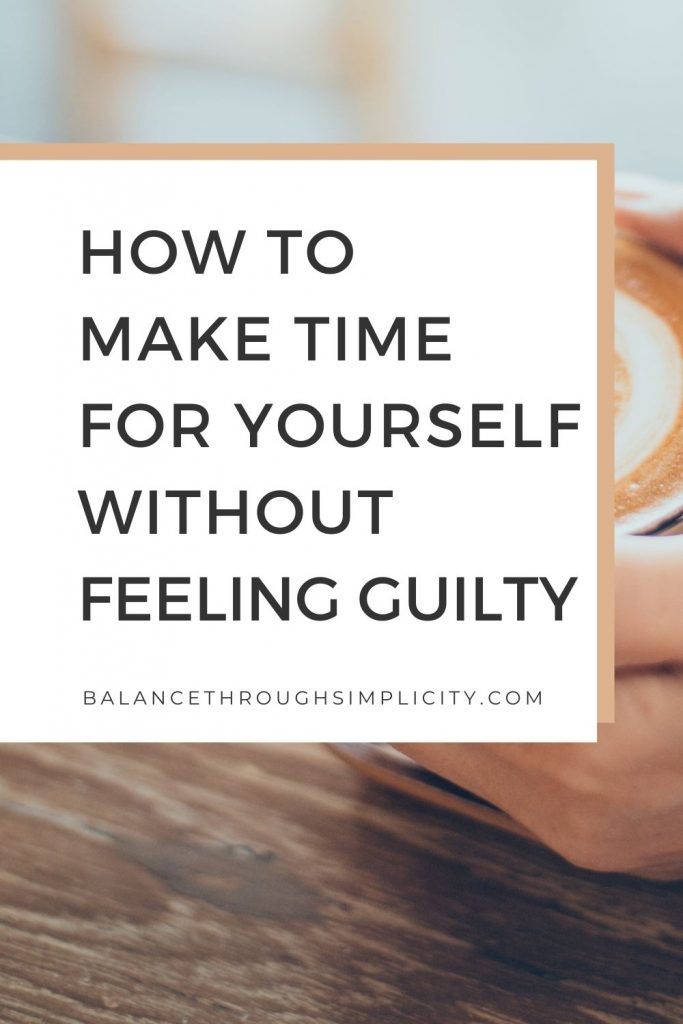 How to make time for yourself