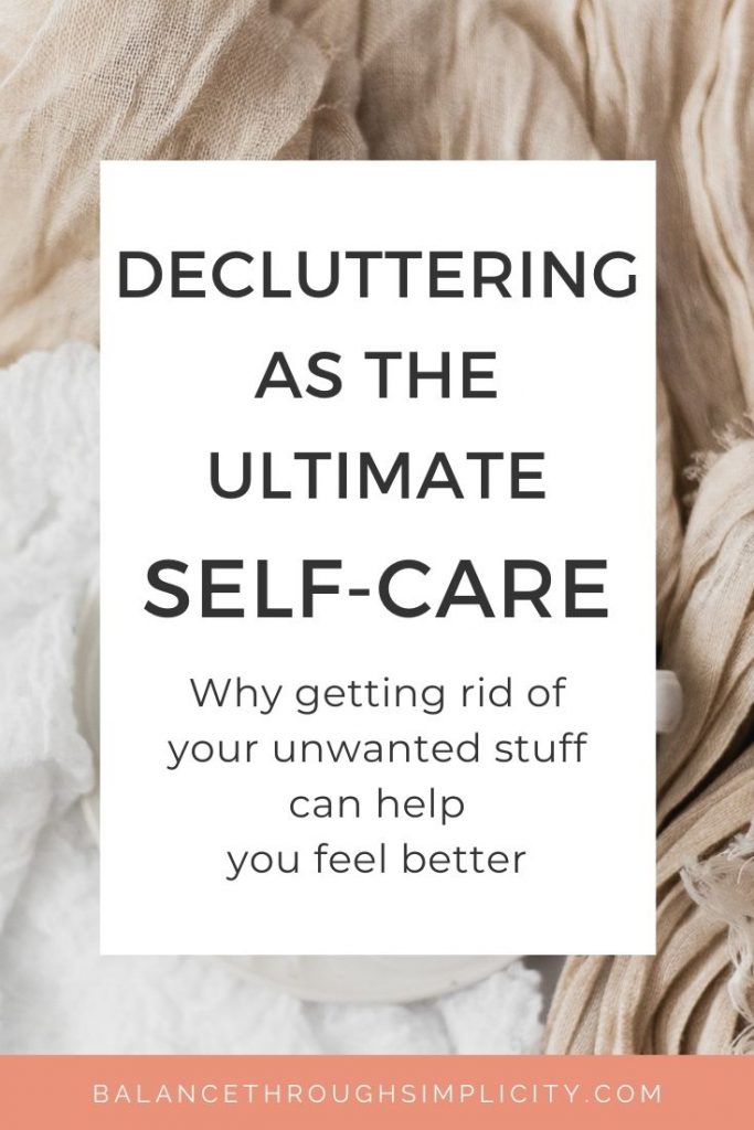 Decluttering as Self-Care