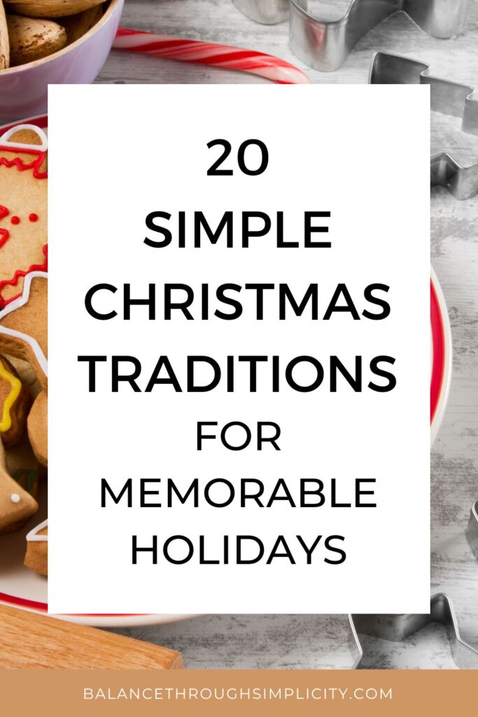 20 simple Christmas traditions