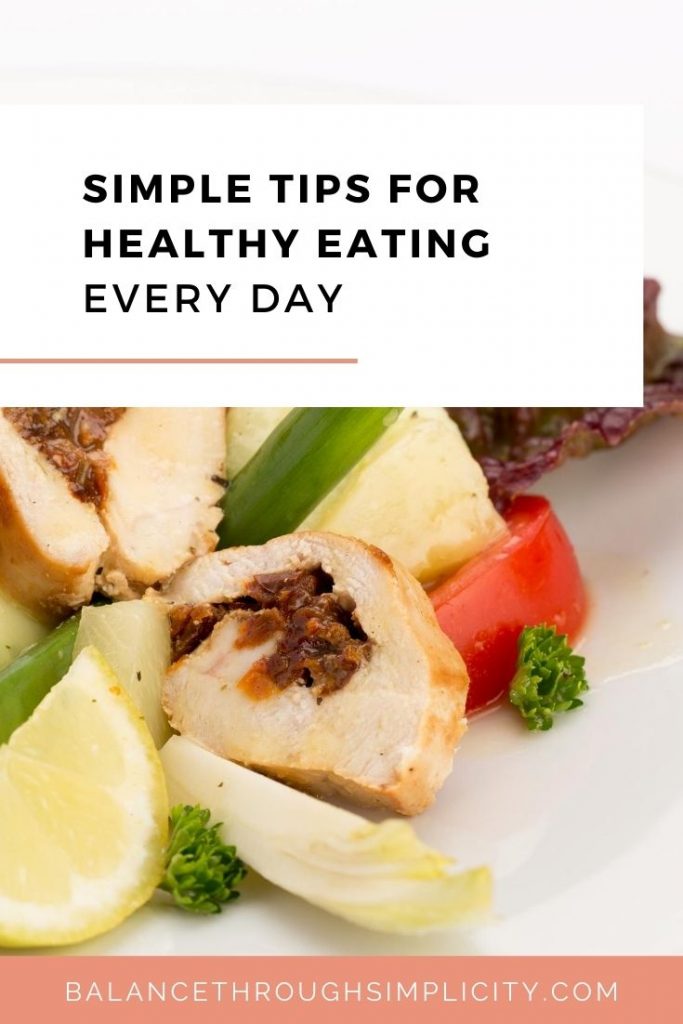 Simple tips for healthy eating