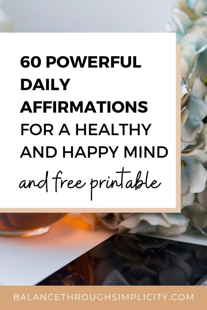 Positive Daily Affirmations