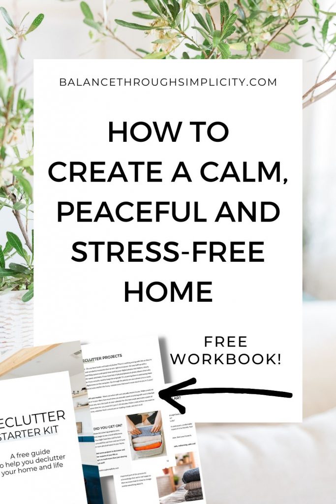 How to create a calm home