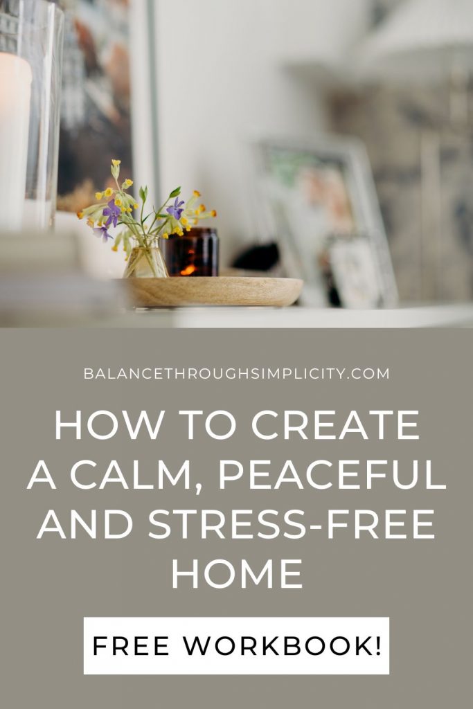 How to create a calm home