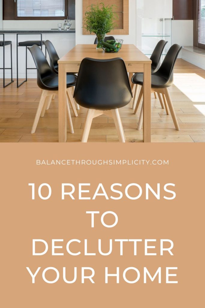 10 reasons to declutter your home