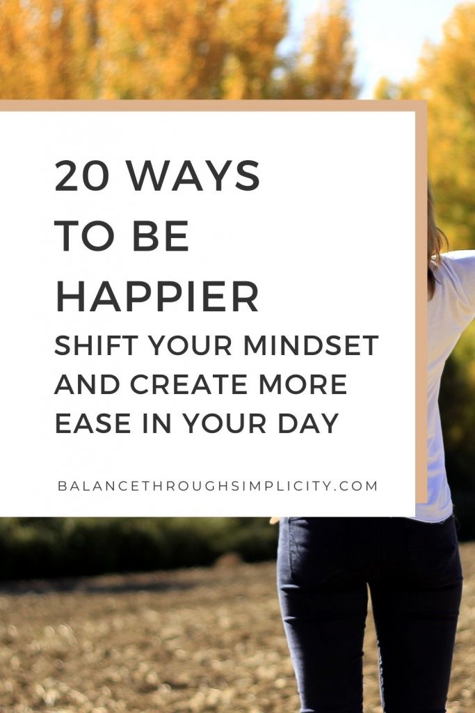 20 ways to be happier