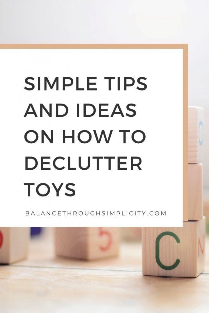 How to declutter toys