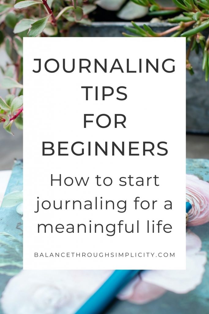 Journaling tips for beginners