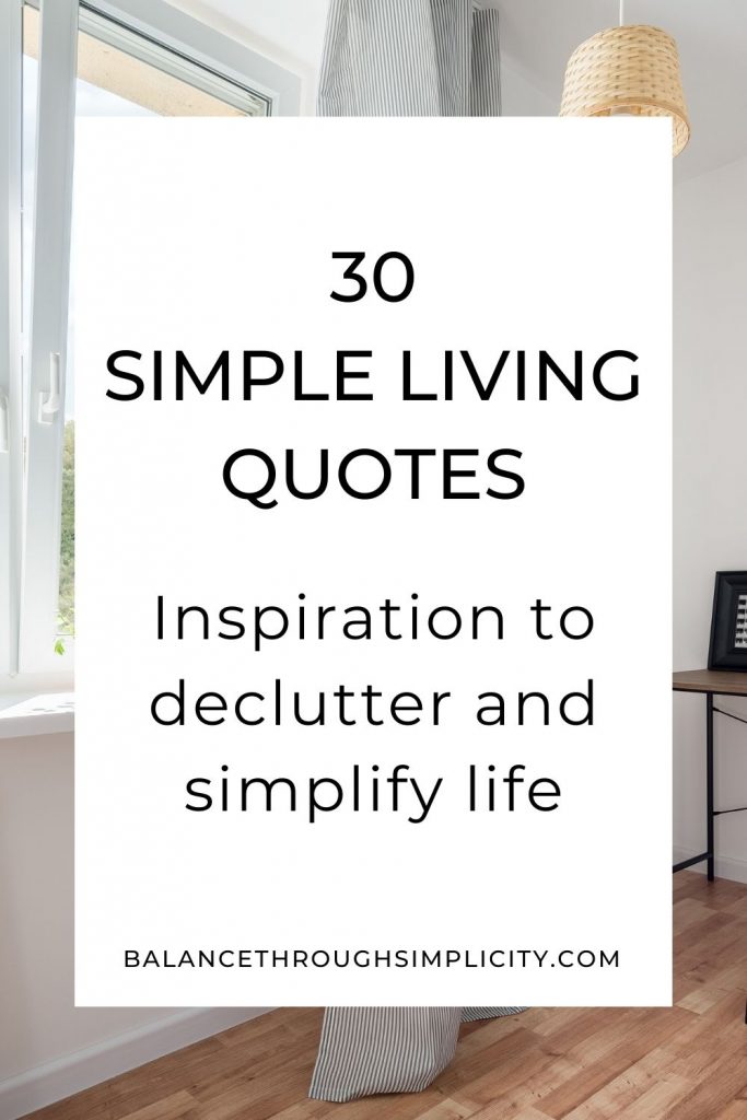 30 Simple Living Quotes