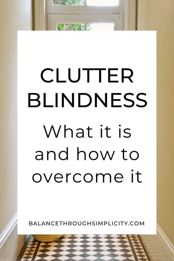 Clutter blindness and how to overcome it