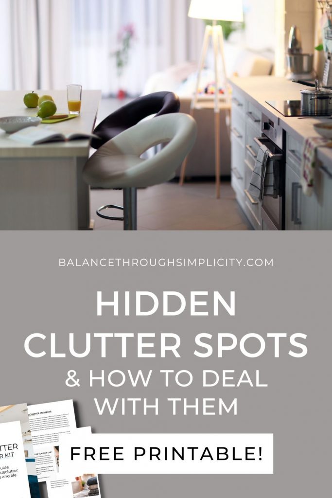 Hidden clutter and how to deal with it