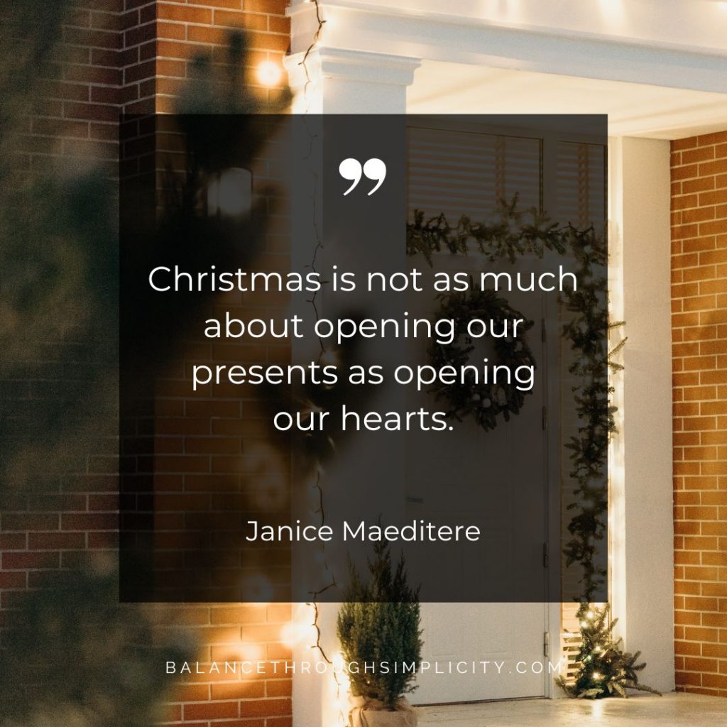 Simple christmas quote