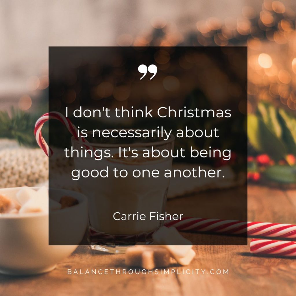 Simple christmas quote