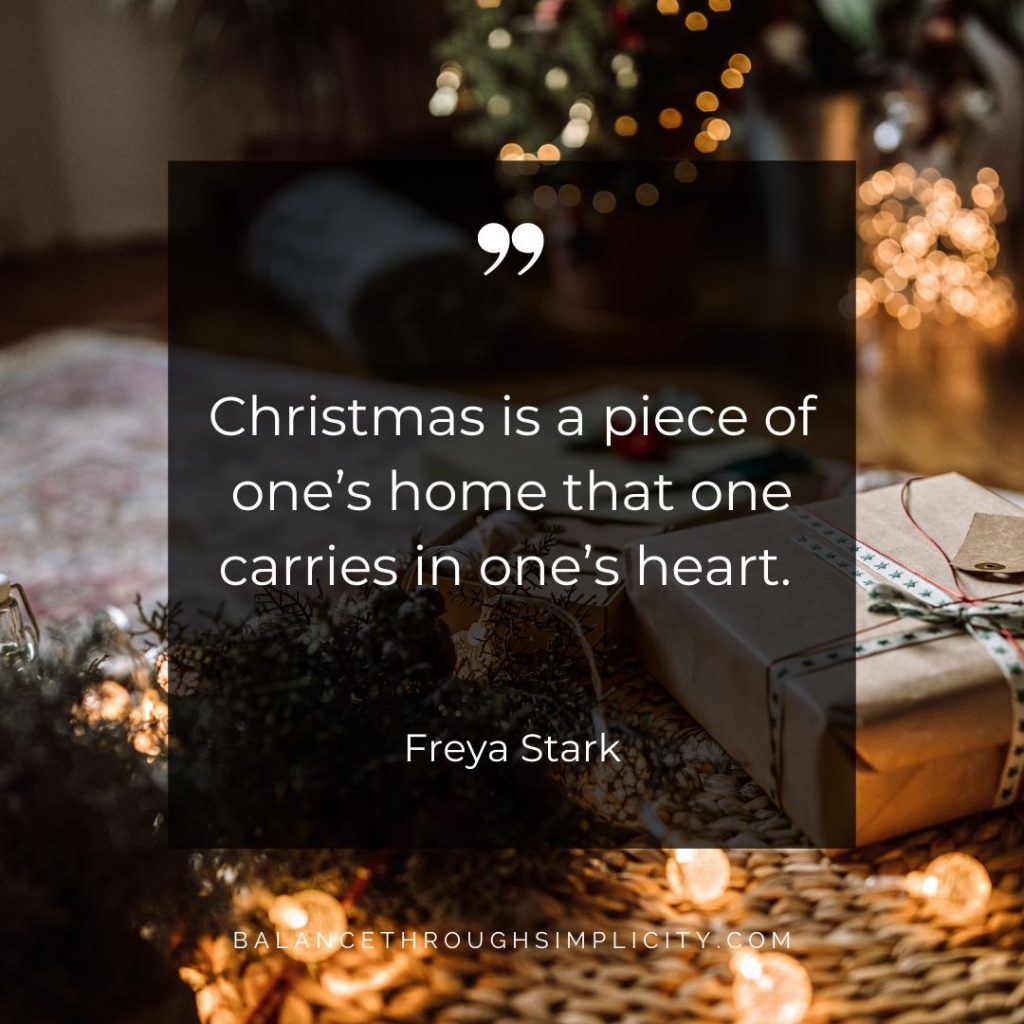 Simple christmas quote