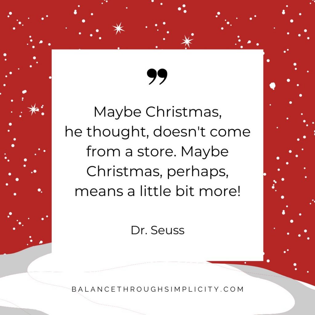 Simple christmas quote