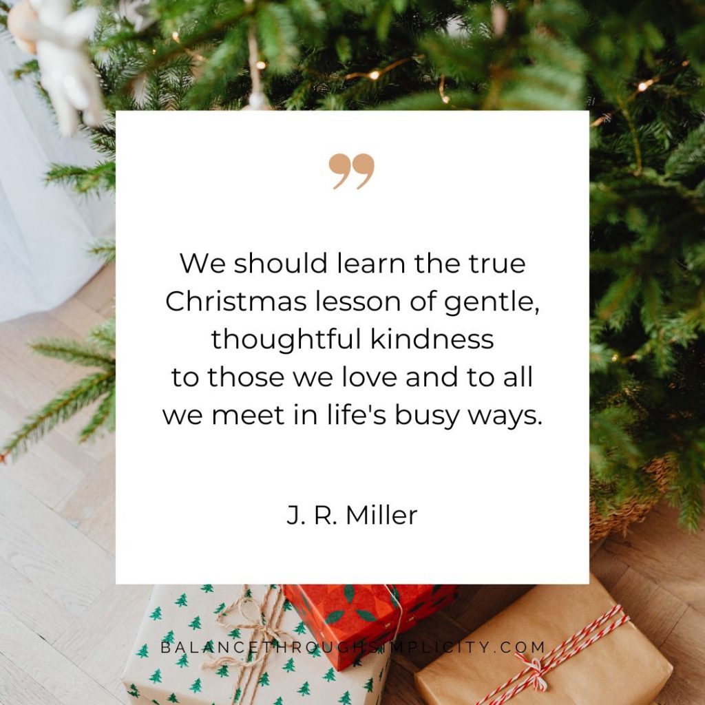 Simple christmas quote