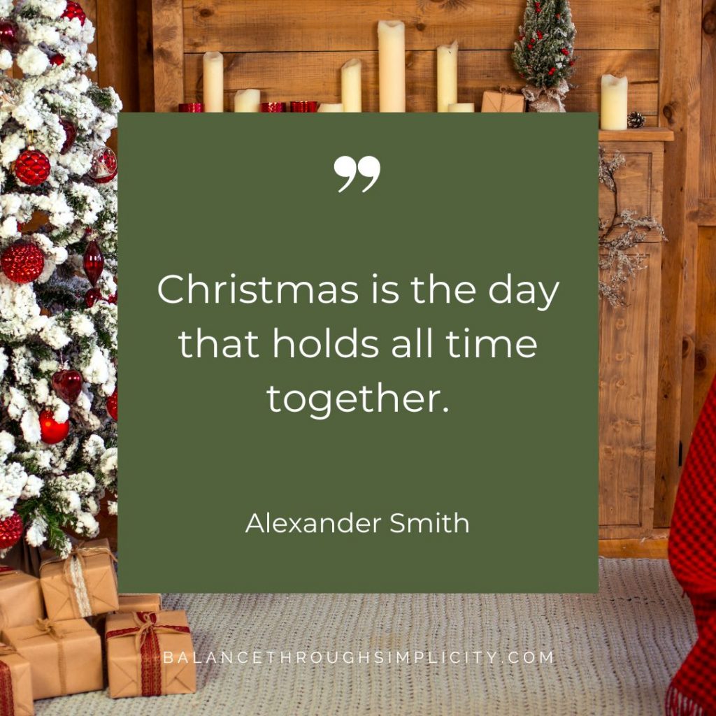 Christmas Quotes for a Simple and Meaningful Christmas BALANCE