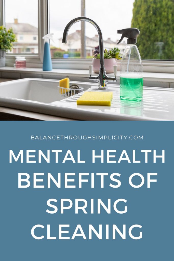 Mental health benefits of spring cleaning