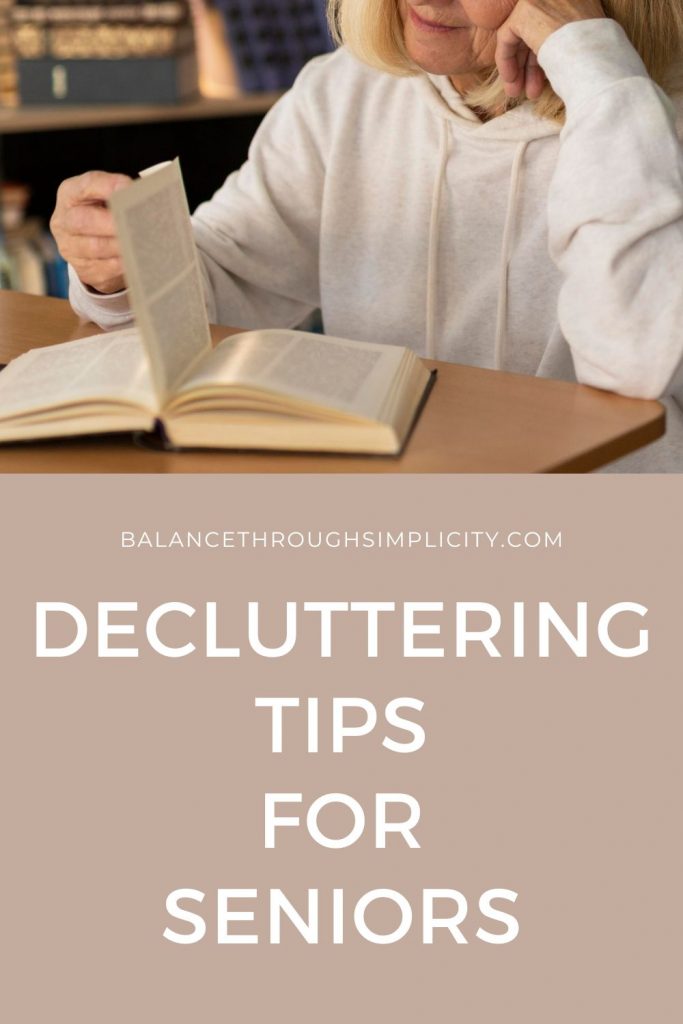 Decluttering tips for seniors