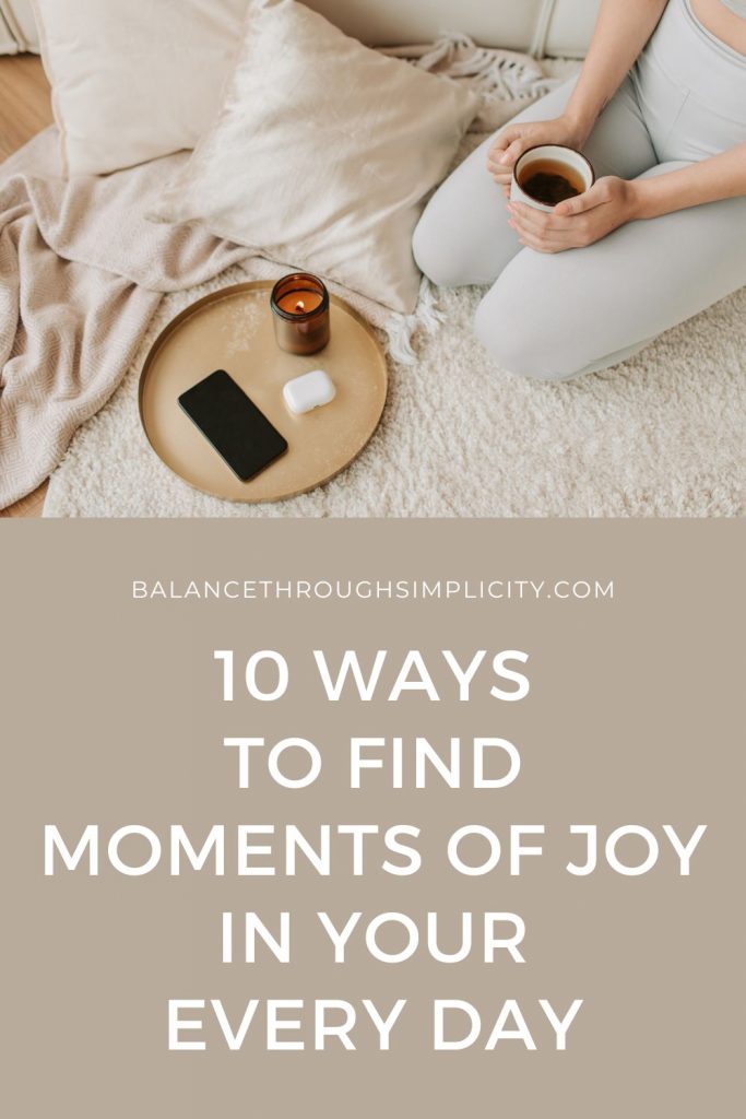 Moments of Joy