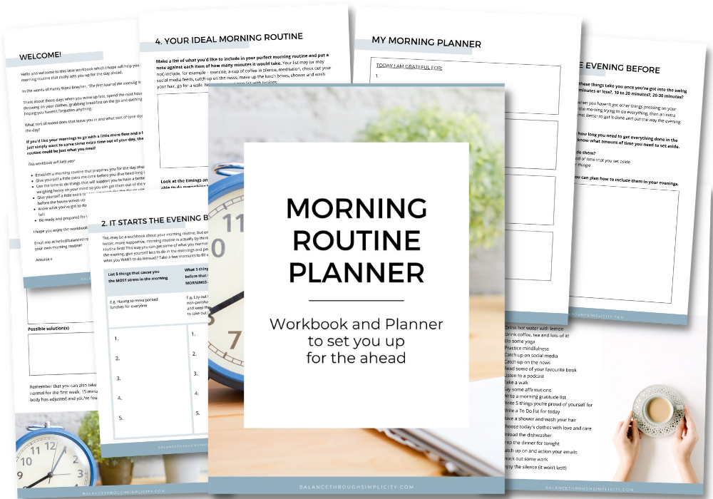 Morning Routine Planner