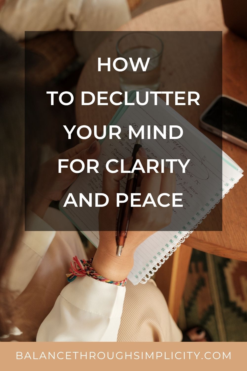 How to Declutter Your Mind for Clarity and Peace