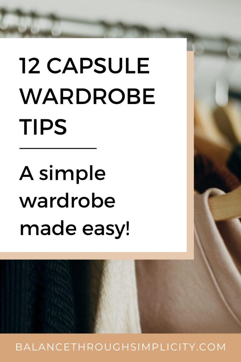 12 Capsule Wardrobe Tips: A Simple Wardrobe Made Easy