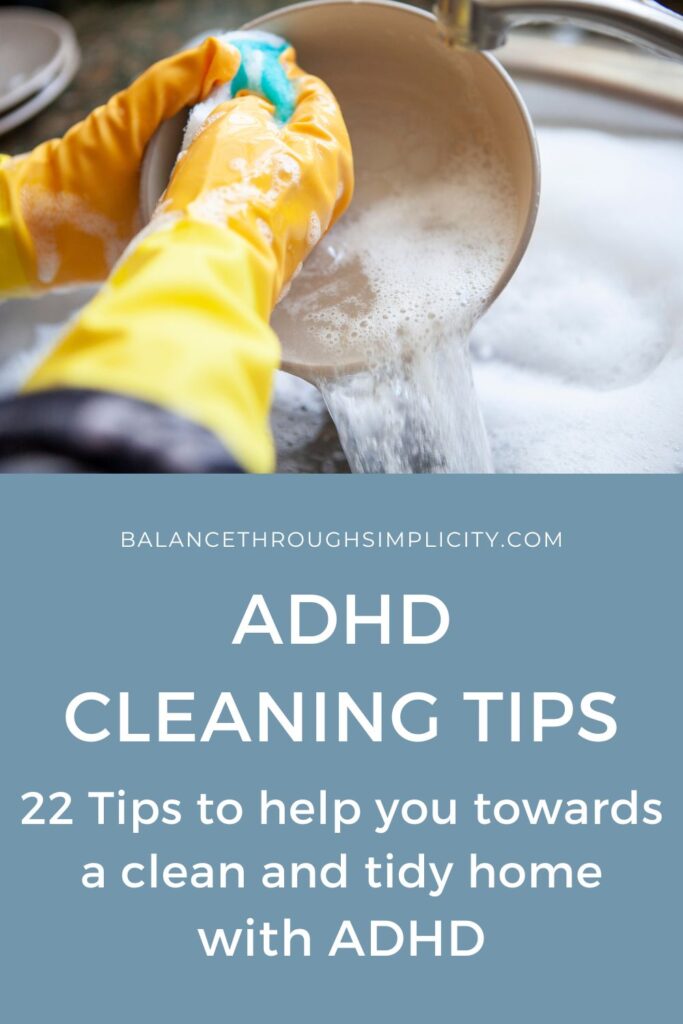 ADHD cleaning tips