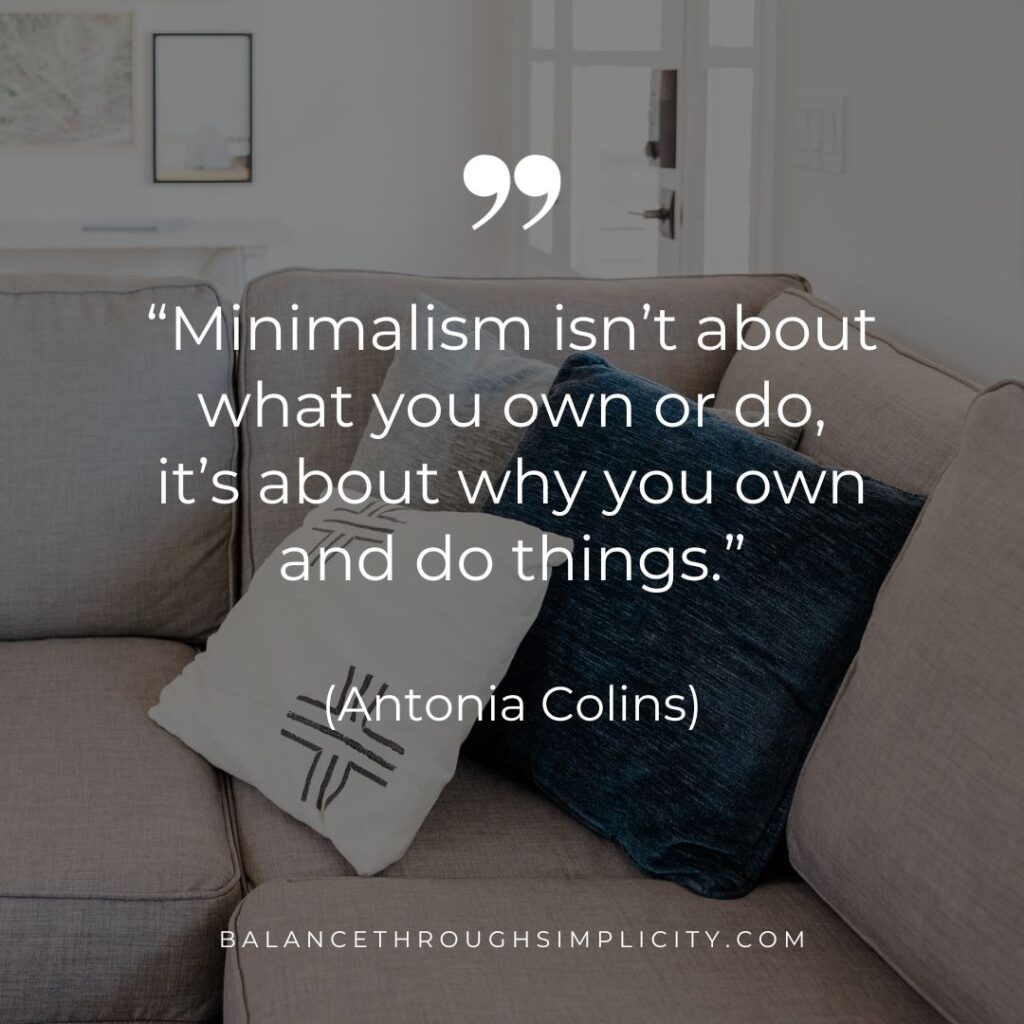 Minimalism isn't about what you own or do