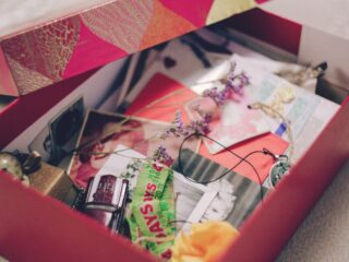 How to use a memory box to declutter