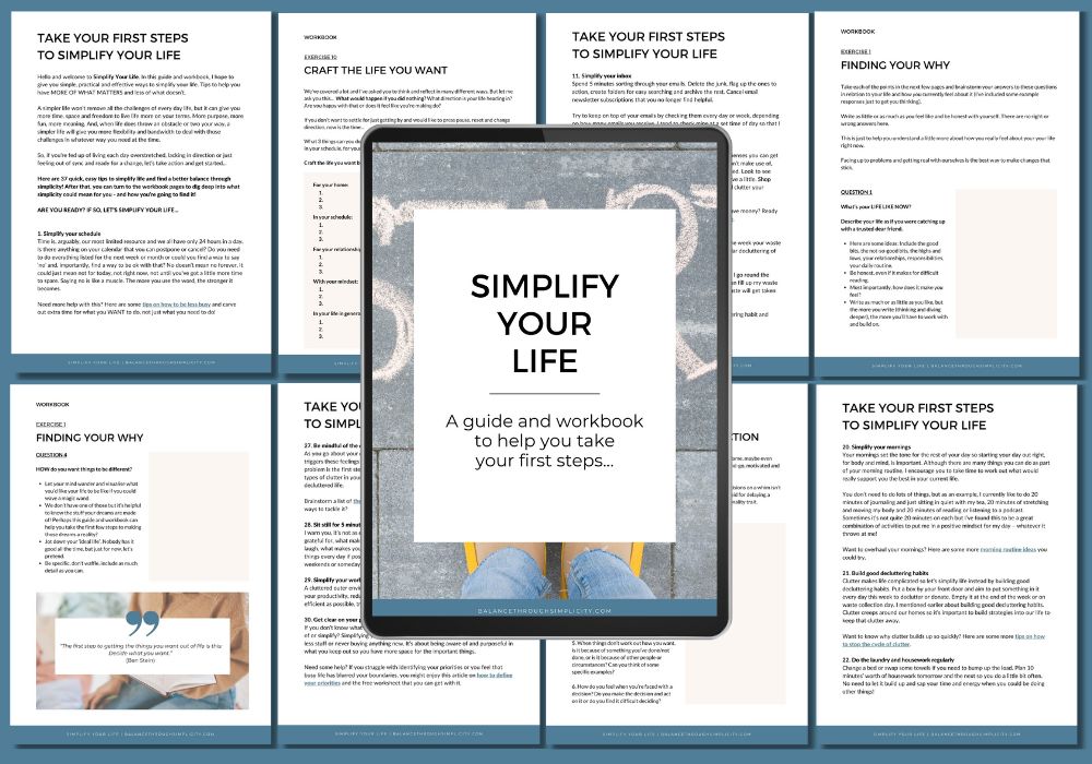 Simplify Your Life Guide and Workbook