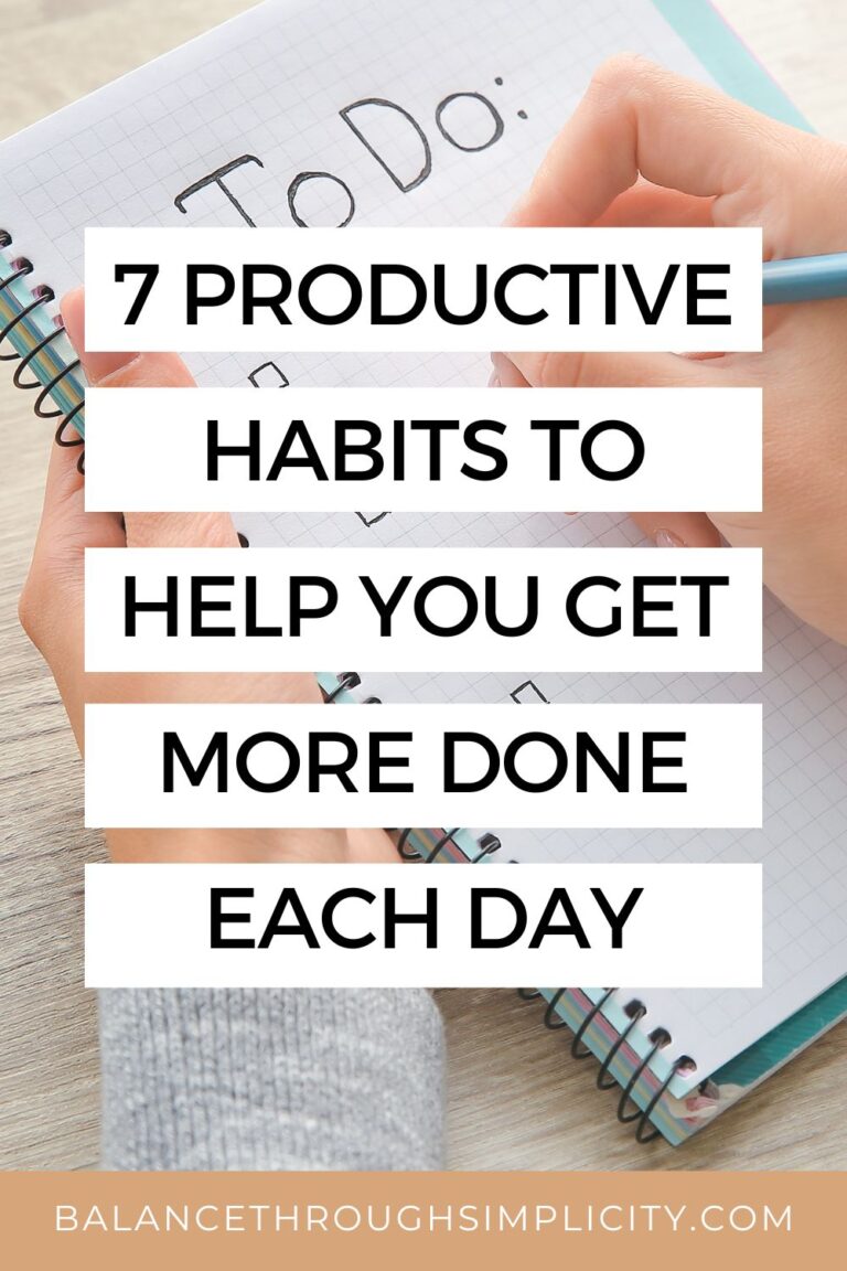 7 Productive Habits to Help You Declutter Your Time and Get More Done ...