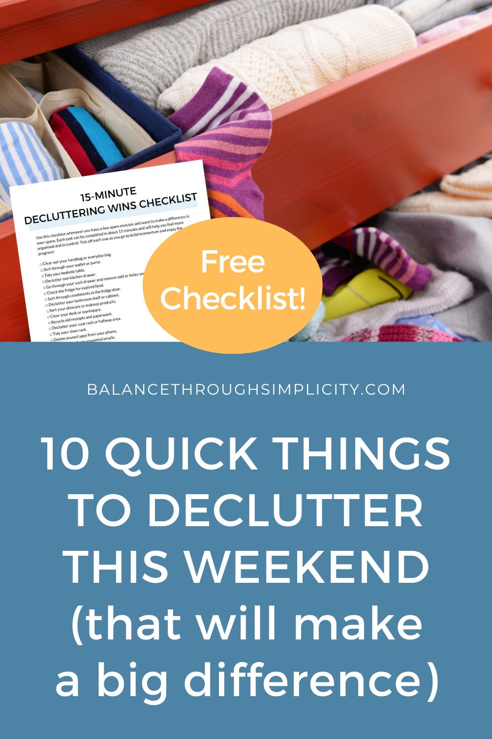 10 Quick Things to Declutter This Weekend (That Will Make a Big Difference)