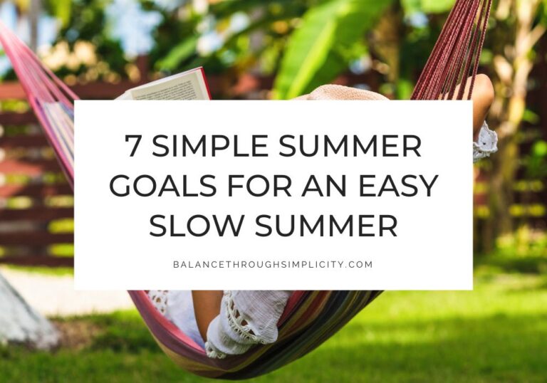 7 Summer Goals