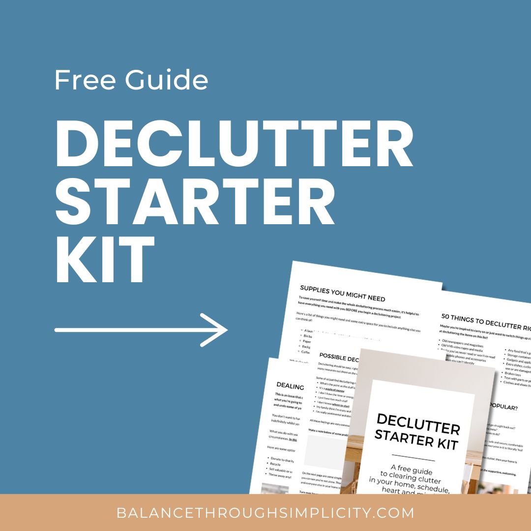 Declutter Starter Kit