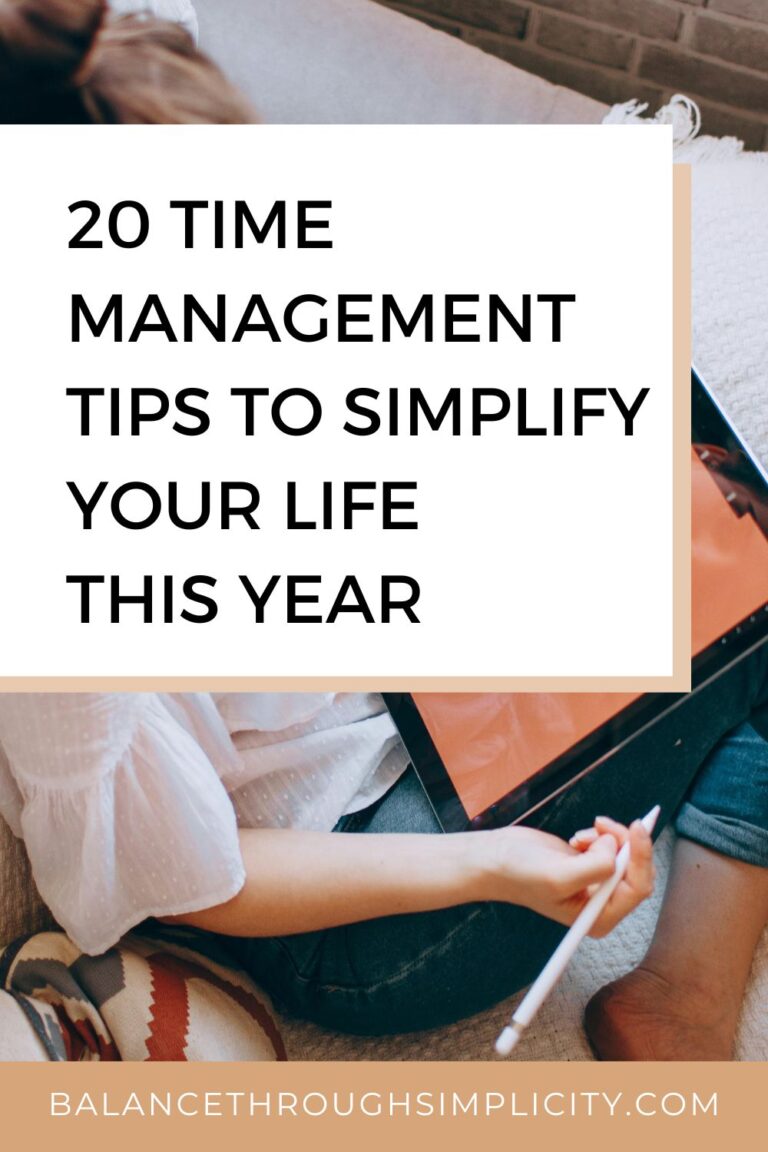 20 Time Management Tips to Simplify Your Life in 2026