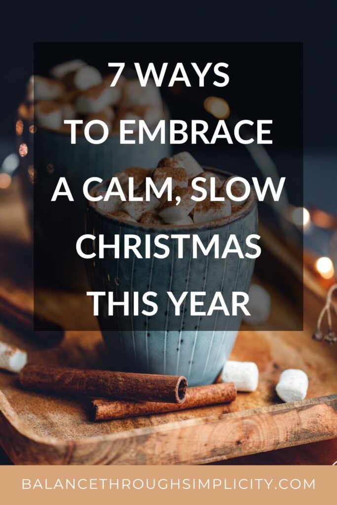 Slow Living at Christmas