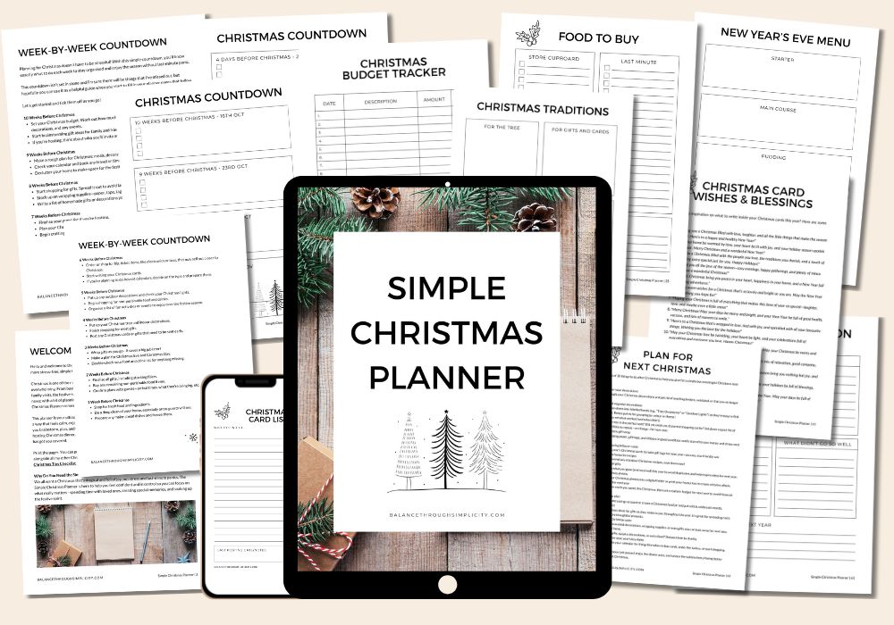 Simple Christmas Planner 