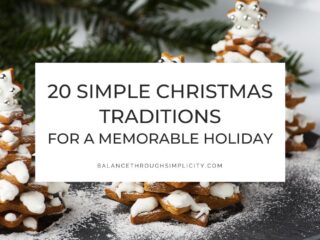 20 Simple Christmas Traditions