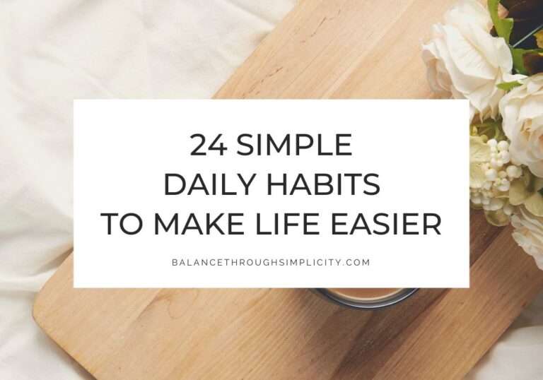 24 Daily Habits