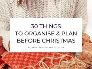 30 Things to Organise and Plan for Christmas