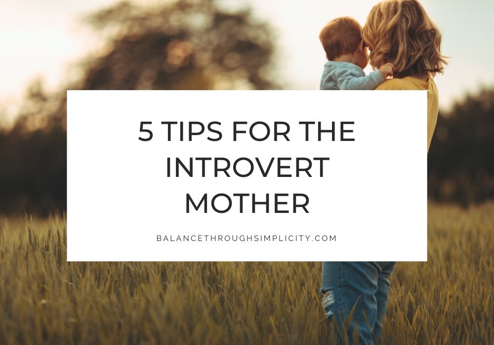 5 Tips for the Introvert Mother