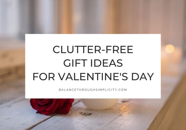 Clutter-Free Gift Ideas for Valentine's Day