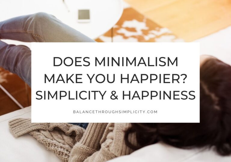 Does Minimalism Make You Happier