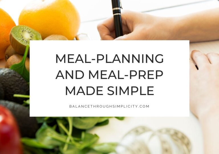 Meal Planning Made Simple